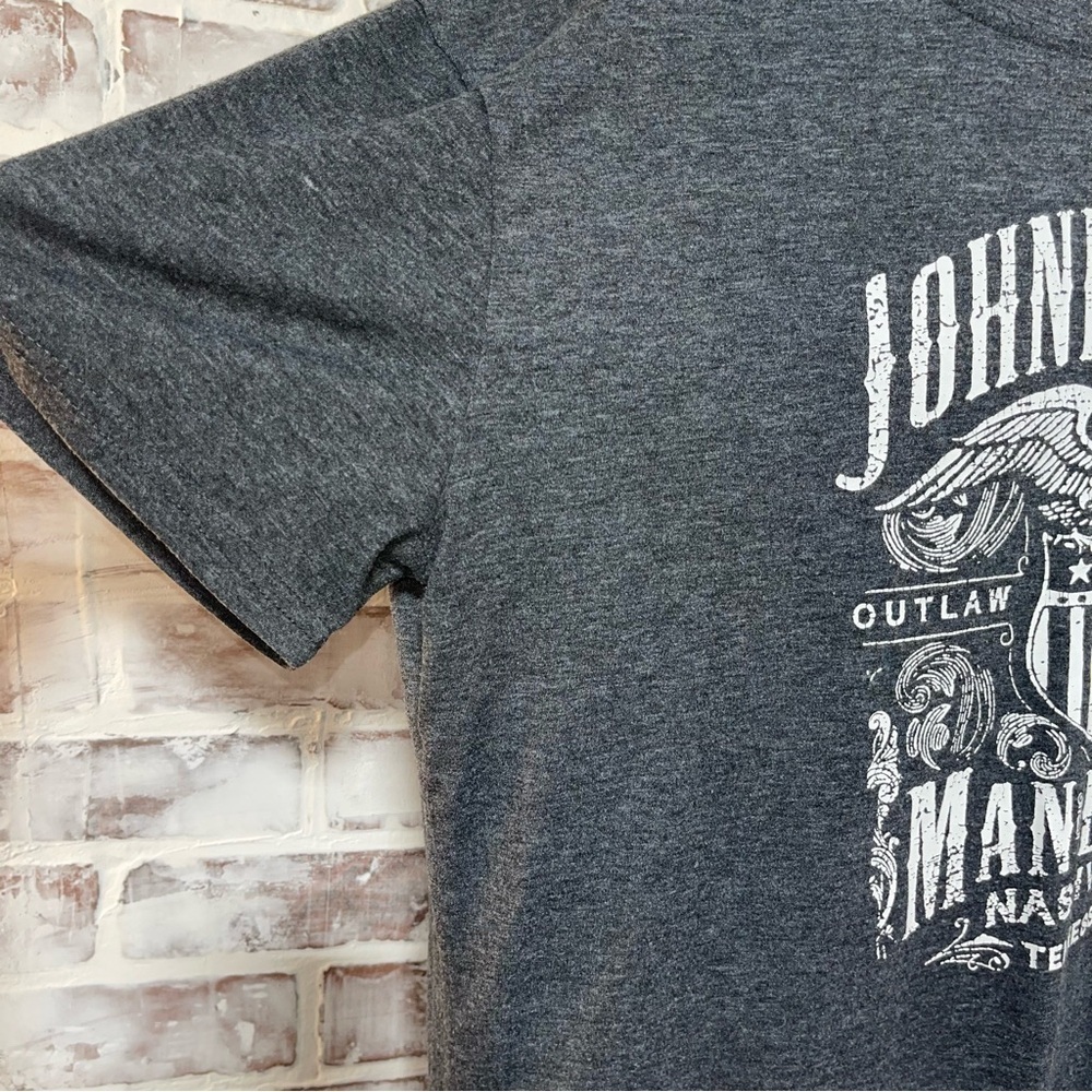 Johnny Cash Graphic Gray T-Shirt - Picture 3 of 5
